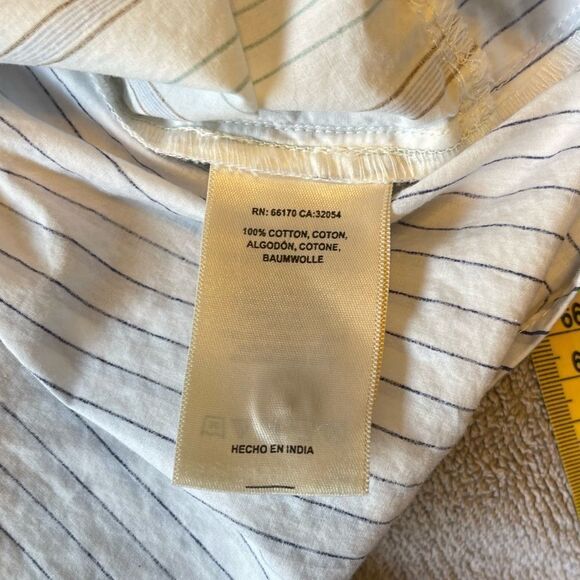 HOLDING HORSES ANTHROPOLOGIE Striped Buttons Down 3/4 Sleeves Top.Size S - Picture 13 of 15